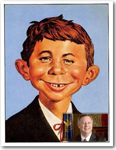 Gov. Dave: "Who me, worry?"