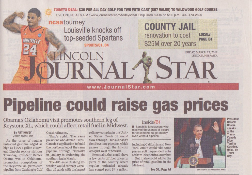 Read more about the article Pumping Up Politics, Prices: Transcanada Keystone XL Pipeline