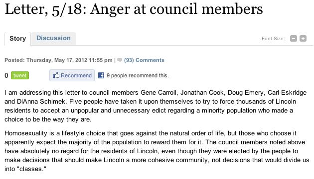 Anger at council members