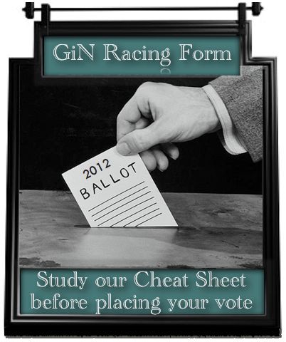 GiN 2012 Racing Form: Study our "Cheat Sheet" before casting your vote