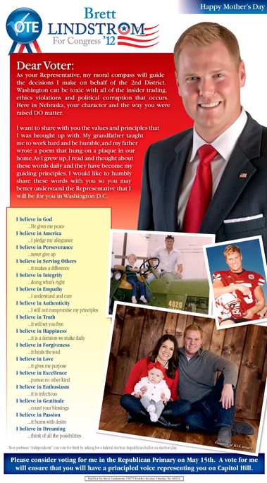 Brett Lindstrom Ad in the Omaha World-Herald Brett Lindstrom Ad in the Omaha World-Herald