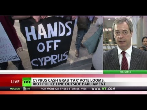 Read more about the article Nigel Farage: EU wants to steal money from Cypriots bank accounts