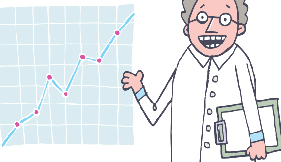 Scientist-with-chart-L
