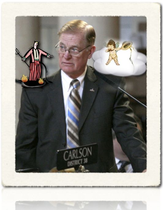 Senator Tom Carlson Angel or Devil